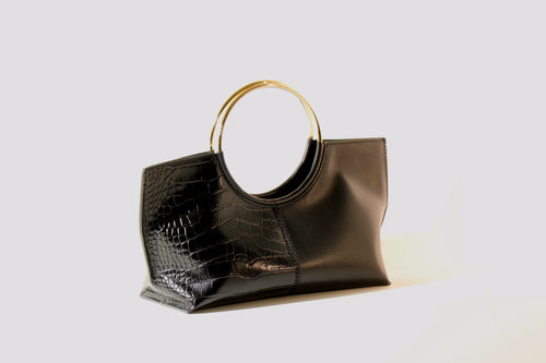Borsa le Cercle nera/oro